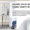 Fourth generation solid wood frame long mirror, dressing mirror, bedroom foyer, decorative mirror, clothing store, floor to ceiling mirror, wall mounted. 71 "* 31.4"