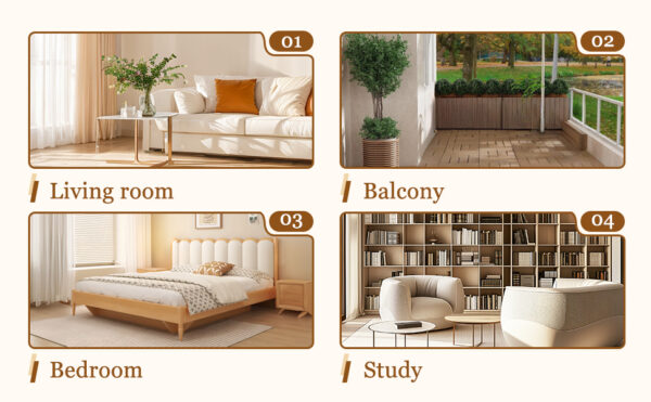 00c4fa4bcf3a43a3b1d1b49f90b6b111_f71b3c4051c75f8204e689bb56d528cc Coffee table with double drawers. The board surface is MDF sticker, and both sides are transparent tempered glass. The design is simple and elegant, with excellent storage functions.