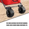 Utility Park Garden Cart Tool Customized Color Folding Camping Trolley Outdoor Picnic Beach Wagon