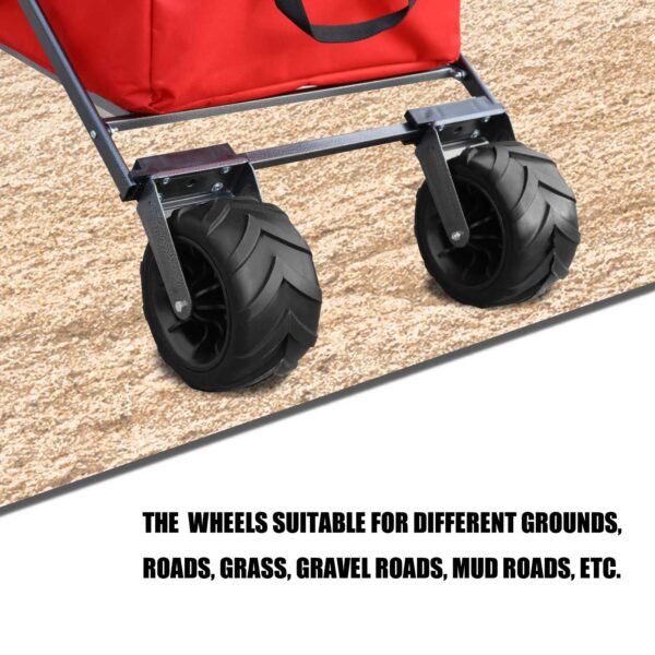 Utility Park Garden Cart Tool Customized Color Folding Camping Trolley Outdoor Picnic Beach Wagon
