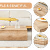 Elevate your living space with this modern MDF coffee table that showcases smooth, light wood color texture patterns. It is characterized by stylish design.39.3*23.6*12.W1151P187998