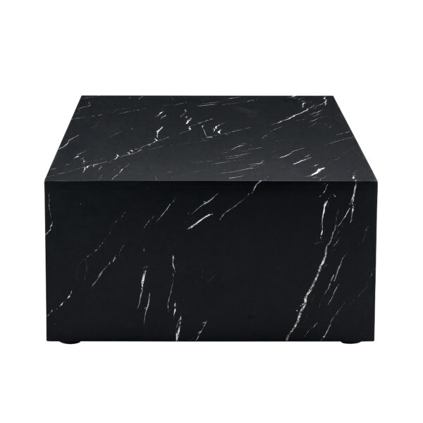 023586ff3e0e4ceeac204dfcc8df533c_1b775c8bf1dfad0e8c549c12ef788a8e 39.3*23.6*11.8 Inch Black Marble Texture MDF Coffee Table - Luxurious Design, Perfect Living Room Accent.Fashion texture design coffee table, suitable for various situations and scenes.