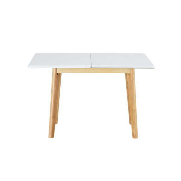 02c9f1e11f7e48578ed456ced0552260_20240206_192f076a71ca27b7c04eea3ee31e1e56 White sintered stone tabletop with rubber wooden legs, foldable computer desk, foldable office desk, suitable for restaurants, living rooms, terraces, kitchens
