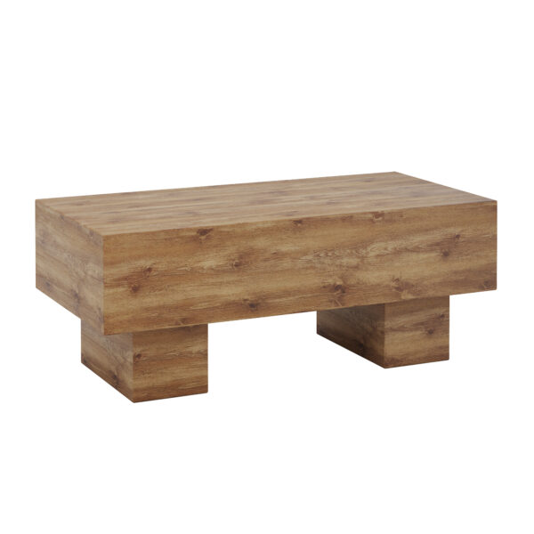05875017e83f4ea5b108475154a89b55_b64f83ba28c0e2ed7566ddee94b389d5 This modern rectangular coffee table features a stylish wood color, making it an ideal addition to any living room or apartment, and measures 43.3 "x 21.6" x 17.2 ".W1151P168335