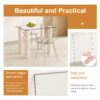 ONLY Separate Glass Tabletop.24*36 inch Rectangular heat-resistant Transparent Tempered Glass Tabletop.Suitable for various occasions such as kitchens and restaurants.Transparent GLASS,24*36*0.31inch.