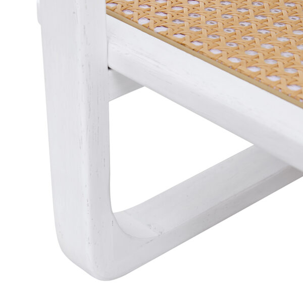 09e0bfe3afce40dba30685154cf93bd1_20240123_a2aa14e388289c53c4b85452def32d34 Modern minimalist white double layered solid wood coffee table. Glass tabletop, imitation rattan edge table. Rectangular table suitable for living room, dining room, and bedroom
