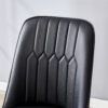 Table and chair set.63*31.4 Inch Pandora Patterned Sintered Stone Dining Table Set - 4 Black Chairs With Silver Metal Legs.Modern Light Luxury.Perfect For Dinner Room,Meeting Room,Kitchen,etc.