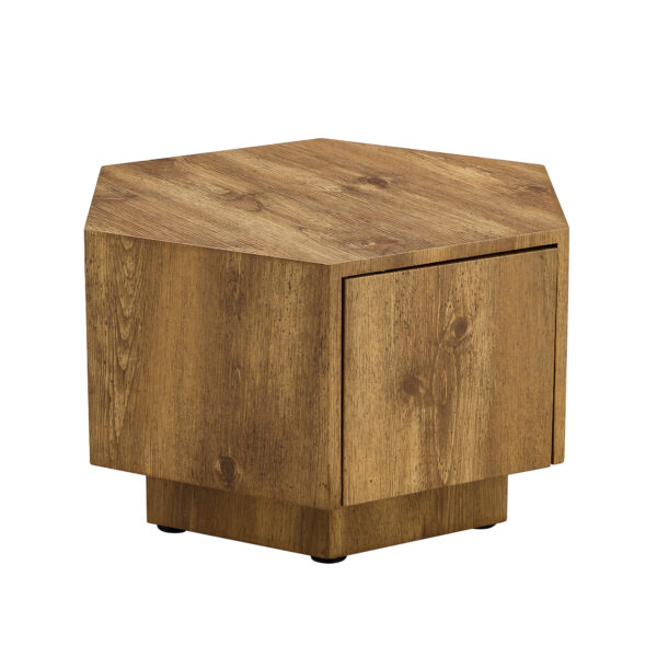 0a9debfb139e49c88decb60d8018aa70_589e0a37940c8f344edbbeea0197edc7 Simple and Practical! MDF material hexagonal coffee table with drawers.Made of high-quality materials,Adopting a unique hexagonal design,simple and elegant without losing personality.