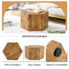 Modern MDF coffee table, with complex texture patterns, style and texture coffee table to redefine your interior decoration and enhance your living space, stylish and durable design