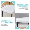 White Minimalist Ergonomic Dining Chair, With A Curved Backrest For Comfortable Design,Unlocking A Comfortable And Minimalist New Sitting Posture. A Pack Of 4.Available In Black And White.