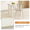 ONLY Separate Glass Tabletop.24*36 inch Rectangular heat-resistant Transparent Tempered Glass Tabletop.Suitable for various occasions such as kitchens and restaurants.Transparent GLASS,24*36*0.31inch.