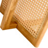 Chinese style log wind Imitation rattan tea table rectangular solid wood coffee  table small family living room tea table