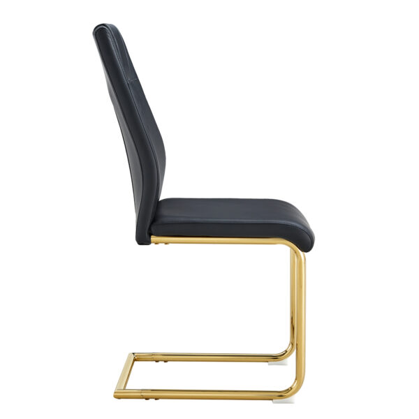 0e343a02955548979b9e334bbf9577e9_20230904_bd5cc962c4f31a2b76d97de26cfda73c Modern dining chairs with faux leather padded seats, dining room chairs, gold metal leg upholstered chairs, suitable for kitchens, living rooms, bedrooms, and offices, set of 6 (black+PU leather)C-001