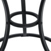 Table and chair set.A Modern Minimalist Circular Dining Table With A Diameter Of 33.3 Inches.Paired With 4 White Minimalist Ergonomic Dining Chair, With A Curved Backrest For Comfortable Design.