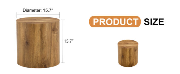 0f9ab12cfdc045c7a0fcf64a1bc5b3c7_3cf5b0353ced7020bb2350cfb56af877 The cylindrical table with its patterned design can be easily integrated into a variety of interior styles, from coffee tables to small dining tables, workbenches or makeshift writing desks.