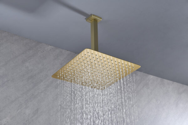 Rain Shower Head High Pressure Rainfall Showerhead Water Saving