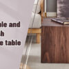 16*16*16 Inch Walnut Wood Grain MDF Coffee Table - Luxurious Design, Perfect Living Room Accent.Cube fashion texture design coffee table, suitable for various situations and scenes.