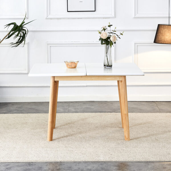 133df117a8af4e54af9efaba39095a64_20240206_ccb9700b546514f0e5a4ce7fa8e7f1fa Imitation marble white sintered stone tabletop with rubber wooden legs, foldable computer desk, foldable office desk, suitable for restaurants, living rooms, terraces, kitchens