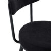 Fashionable and Comfortable - Two Sets of Ergonomic High Legged Bar Chairs, With Black Breathable Fabric Cushions And a Total Height of 35.5 Inches.Pack two in one box.