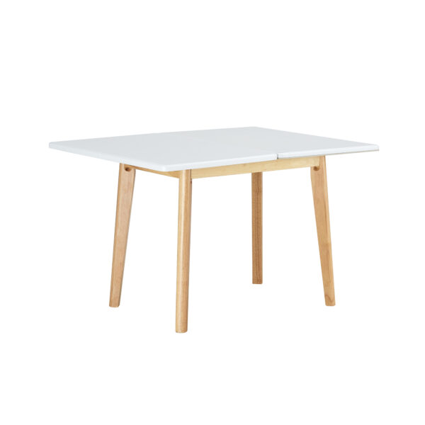 182b40c8be404a14b604a7faf3aef17d_20240206_fc52c47f9661ffe2fef4f08c41a3a09e White sintered stone tabletop with rubber wooden legs, foldable computer desk, foldable office desk, suitable for restaurants, living rooms, terraces, kitchens