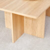A modern and practical wood colored coffee table. The coffee table is made of medium density fiberboard material and is suitable for living rooms, bedrooms, and study rooms. CT-2O