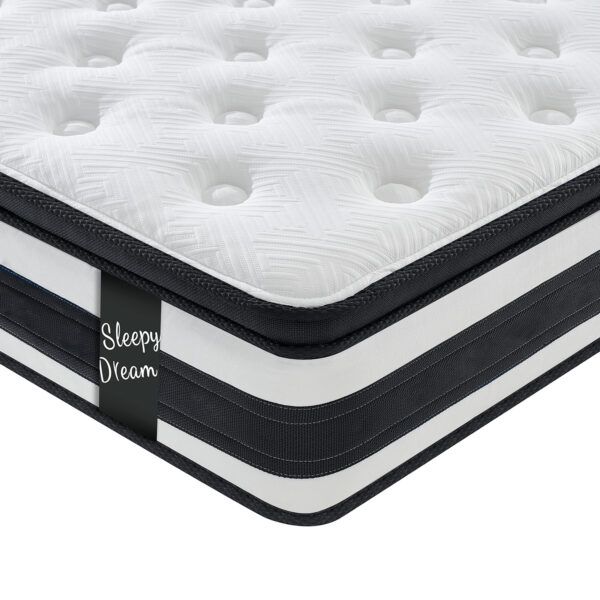 12 Inch  Full Size Breathable Cool Oeko-Tex100 Cover Memory Foam Individual Pocket Spring Hybrid Mattress