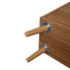 Rattan, Allen 2 Door 1 Drawer Cabinet, Shoe Rack, Double Layer, Suitable for Entrance