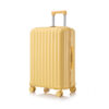 20"/24"/28" 3 pcs/set in ABS Spinner Wheel Luggage, Carry on Suitcase, with Cup Holder & USB Port & Phone Holder (Yellow)