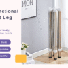 Only Table Leg.Simple Silver Stainless Steel Folding Table Frame - Multifunctional, Space-Saving.Folding Table Frame,Silver Stainless Steel Material,5.5*5.5*28.7~26.3*26.3*28.7 Inch.