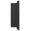 Black 16x24 inch  Metal Framed Wall mount or Recessed Mirror Cabinet