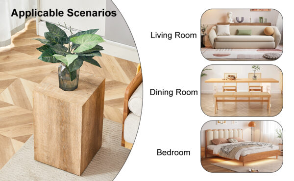 1a47e4e9ad6546fcb7e2ce40f73ee2c0_54dbab1a33fa434a332e508c6e4e62d1 Elevate your living space with this modern MDF coffee table that showcases smooth, light wood color texture patterns. It is characterized by stylish design.12*12*19.6,W1151P188001