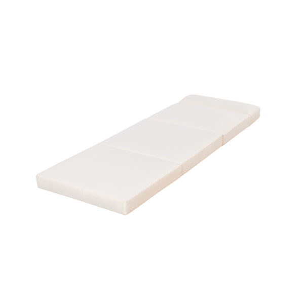 1d03a23ffd3b4ed5add599419707c784_e1bf5f9b8bcced683520bd8782816454 OUTDOOR FURNITURE RECLINING CHAIR CUSHIONS WITH HEADREST, HIGH-DENSITY FOAM CHAIR CUSHION WITH TIES, WEATHER RESISTANT - PATIO RECLINER CHAIRS CUSHIONS FOR LAWN, POOL & BEACH, CREAM 3-FOLD DESIGN