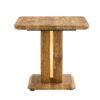 Modern Minimalist Wood Texture Sticker-Patterned MDF Square Coffee Table. Add a quiet and cozy atmosphere to your home.Wood color,MDF coffee table,wood-colored textured decal,side table.