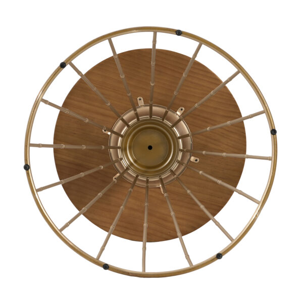 1ecd4139fd074edfa43c2df786b2c249_bd85e6abf182a60bbfed71438313a2c1 HOLLOW EDGE RETRO ART PINE SIDE TABLE, ANTIQUE GOLD + NATURAL COLOR