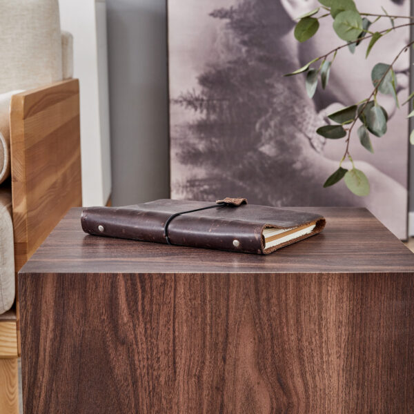 20bc54058d414216be421a31df4cf970_679dfe402b95b2d11f1f4573163e78d1 16*16*16 Inch Walnut Wood Grain MDF Coffee Table - Luxurious Design, Perfect Living Room Accent.Cube fashion texture design coffee table, suitable for various situations and scenes.