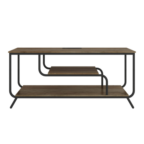 There are installation videos and scene videos. TV socket and LED light - TV stand TV up to 55 ", small unit modern TV console suitable for living room and bedroom, light grey