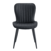 The Black Minimalist Ergonomic Dining Chair Comes In A Pack of 4, With A Comfortable Design Of Extended And Curved Seat Cushions, Unlocking A Comfortable And Minimalist New Sitting Posture.