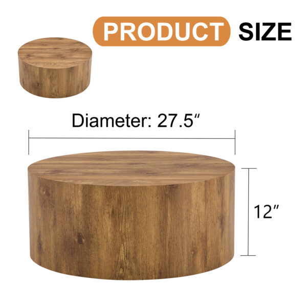 2497722a50fa4b8dbe42d4e43cd68d7d_06680596c389eaa9e286d21cb37cd152 The cylindrical table with its patterned design can be easily integrated into a variety of interior styles, from coffee tables to small dining tables, workbenches or makeshift writing desks.