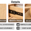 Modern minimalist storage cabinet, rattan shoe cabinet, bed top cabinet. Beautiful shape, suitable for corridors and living rooms.