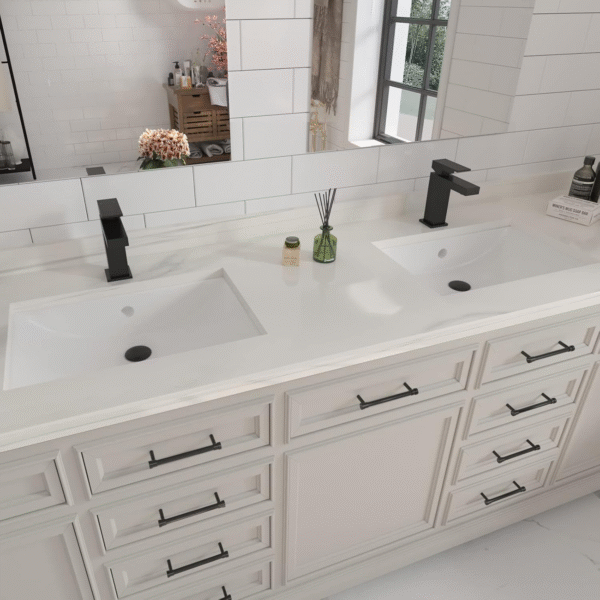 25204f76d6a1475c93375f3e4f37e4f2_47085d58725ab39c93f8726d4cb8deda Single Handle Bathroom Faucet, Matte Black Single Hole Bathroom Faucet, Solid Brass Modern Bathroom Sink Faucet Basin Vanity Square Bathroom Faucet with Pop-up Drain & Water Supply Hoses