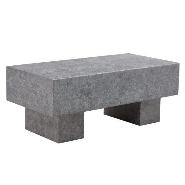 256550db4ea746f684c9f411f5f7b0ee_5b08f4d1bb9ab31379a2a35c70e9f85a Modern Simple Gray Texture MDF Coffee Table - 43.3"x21.6"x17.2" Practical Model.Making it an ideal addition to any living room or apartment.
