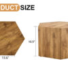 Modern MDF coffee table, with complex texture patterns, style and texture coffee table to redefine your interior decoration and enhance your living space, stylish and durable design