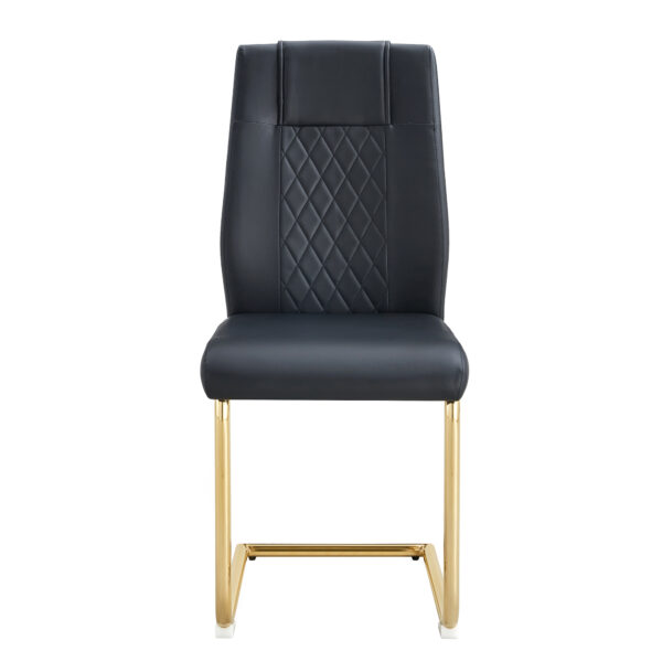 26770e8293504b65acbcd3065ad0be89_20230904_98878cbf2cb05f2414b5aebfb079b06b Modern dining chairs with faux leather padded seats, dining room chairs, gold metal leg upholstered chairs, suitable for kitchens, living rooms, bedrooms, and offices, set of 6 (black+PU leather)C-001