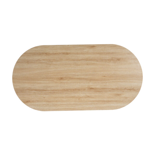 29e7384f0f59443bad2e99913c133267_d15d2de1bc575132c34054d6a88155b0 MDF ELEGANT LONG OVAL STORAGE SIDE TABLE WITH RETRO CHARM, NATURAL COLOR