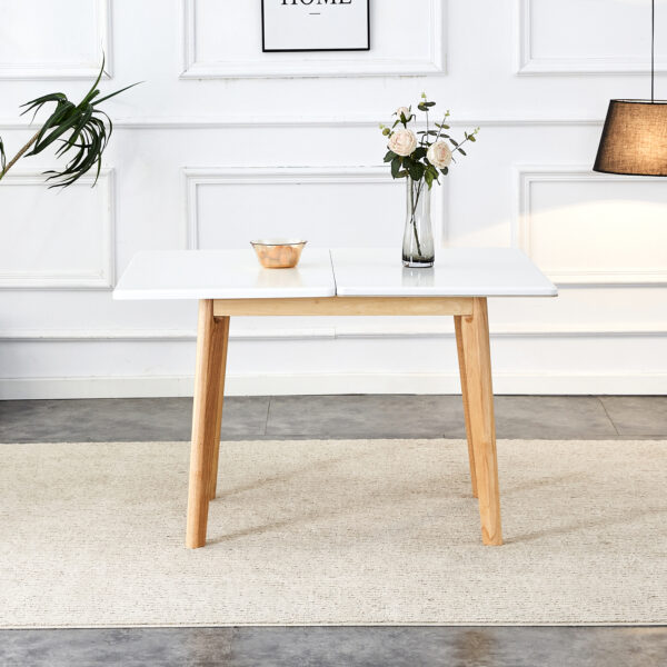 2a37743473ca4bf587c0b81ef89191ed_20240206_704a4957eb8a875019d178a86ac518fd White sintered stone tabletop with rubber wooden legs, foldable computer desk, foldable office desk, suitable for restaurants, living rooms, terraces, kitchens