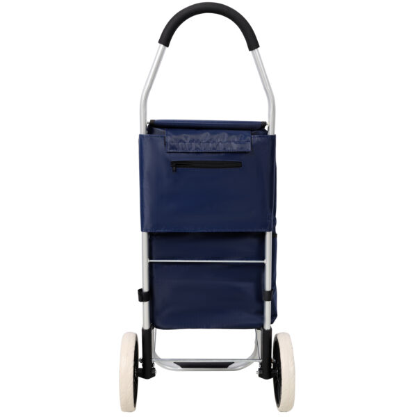 2b9fd8f0de80462ebdaf67b502606b35_b67f3bc49eb5e94082ec81f1d4aa34b9 Shopping Trolley with Wheels,Trolley Black Foldable Shopping Cart,Removable Shopping Oxford Waterproof Bag,Blue