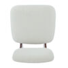 [Set of 2] Modern Beige Lounge Chair with Polyester Upholstery, Sturdy Wood Base With Walnut Finish, Minimalist and Stylish Accent Seating for Living Room, Bedroom, or Office