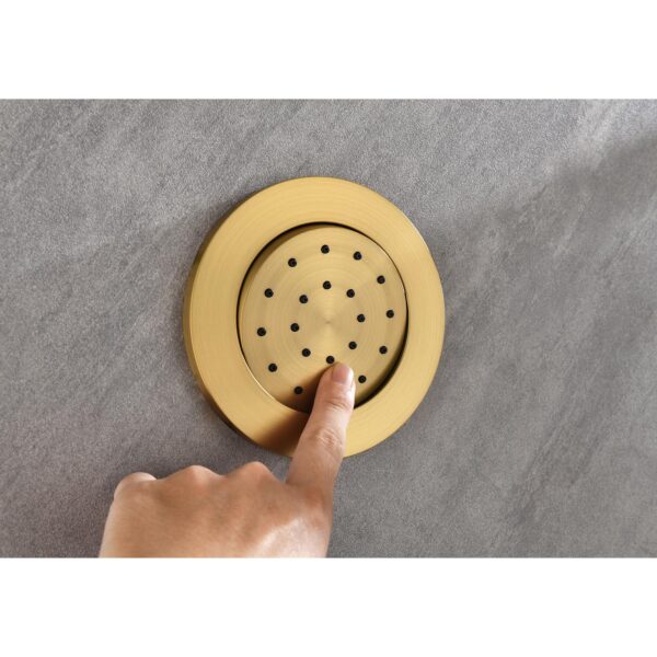 30e07ce5ae2848c49f4b5e077f5c0c6c_20231120_6da18be61349cf676624e05ac24ba5b7 Shower System with Shower Head, Hand Shower, Slide Bar, Bodysprays, Shower Arm, Hose, Valve Trim, and Lever Handles