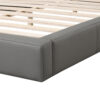 [Stylish Gray Upholstered Bed] - The Ideal Choice for Your Bedroom, Full