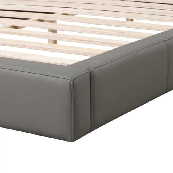 [Stylish Gray Upholstered Bed] - The Ideal Choice for Your Bedroom, Full